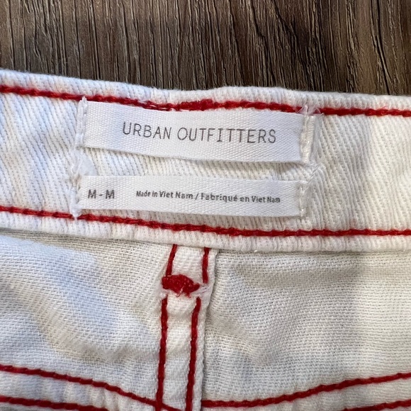 Urban Outfitters White Denim Button Down Midi Skirt - Picture 7 of 7